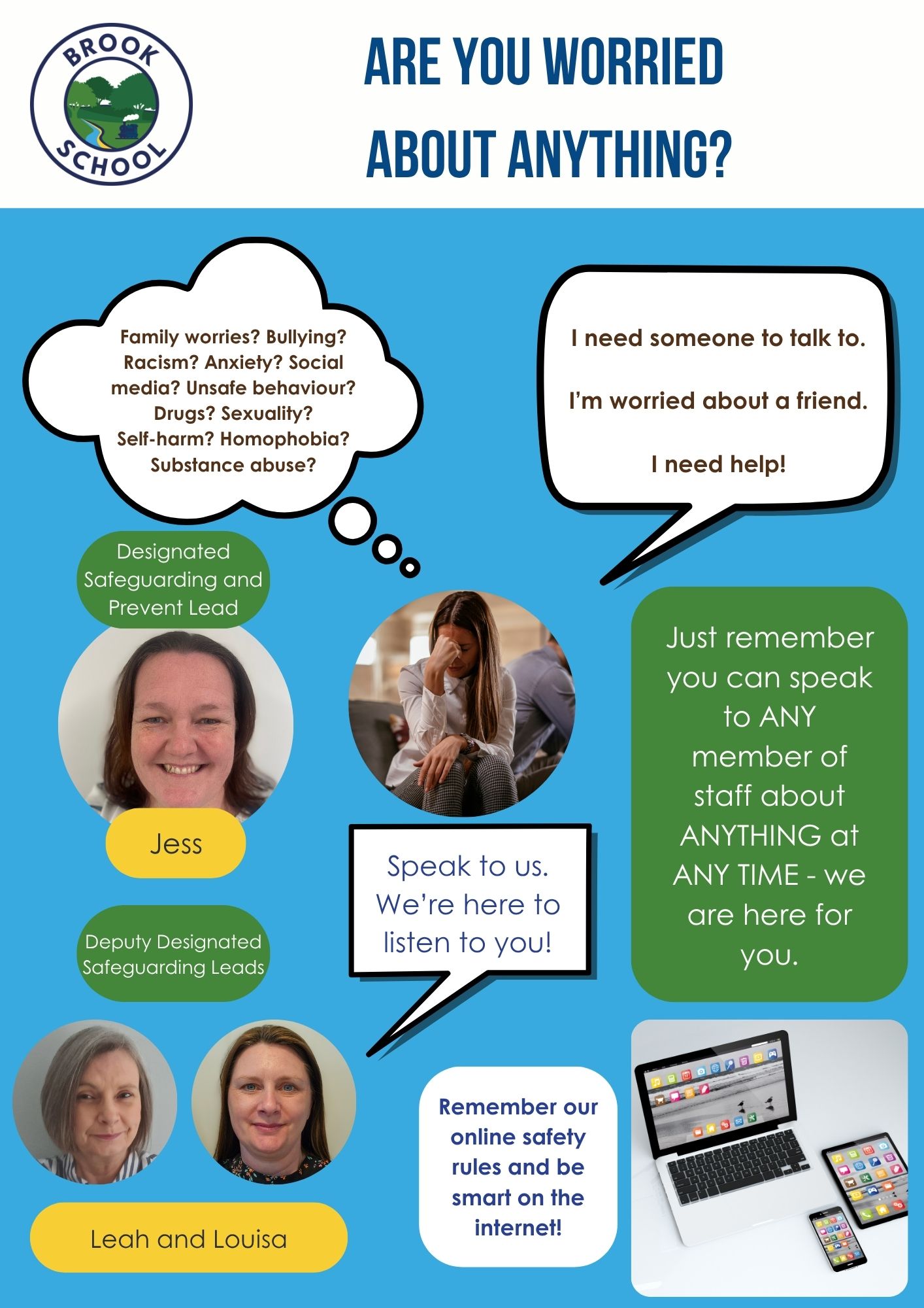 Brook School Learner Friendly Safeguarding Poster 010926